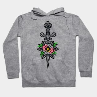 Dagger Tattoo Design Hoodie